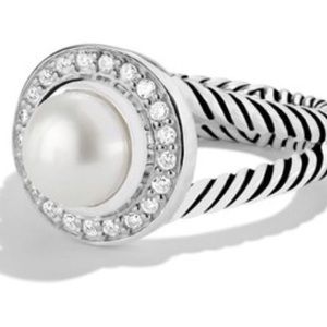 AUTHENTIC David Yurman Pearl Ring